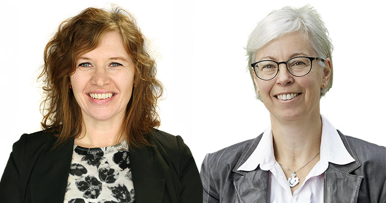 Catrin Johansson och Kristina Jämtelid.